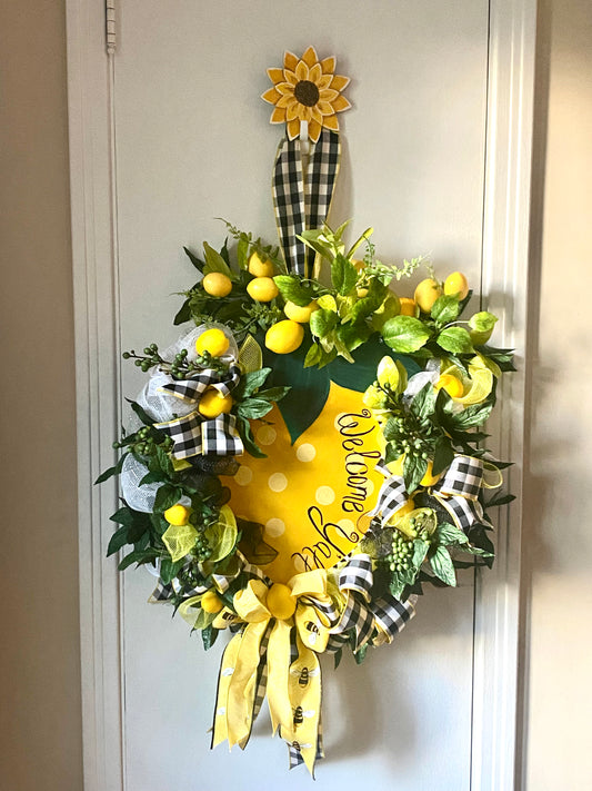 Welcome Y’all Lemon Wreath