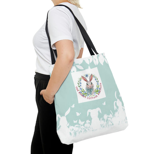 Bunny Cottage Large Tote Bag