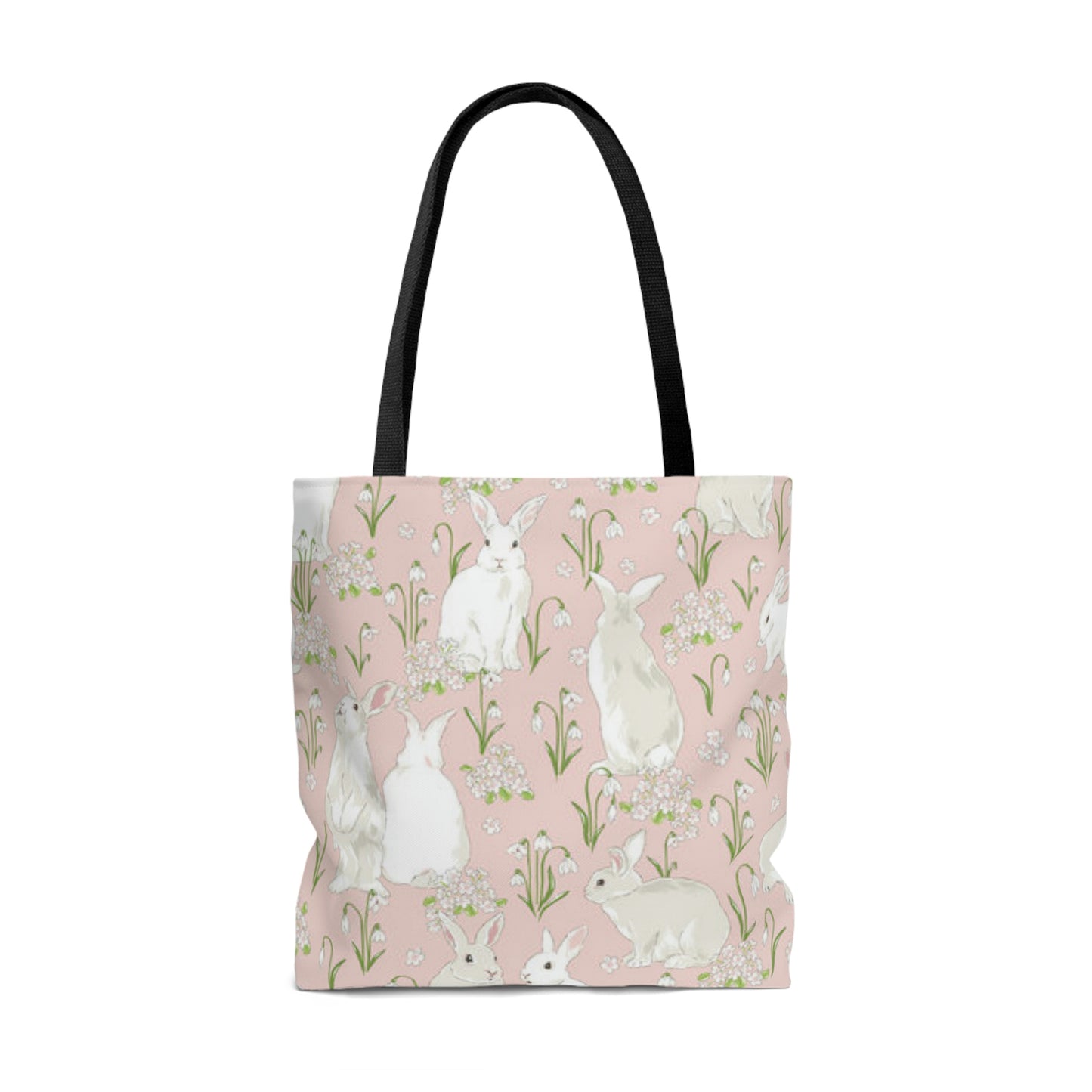 Pink Bunnies Tote Bag