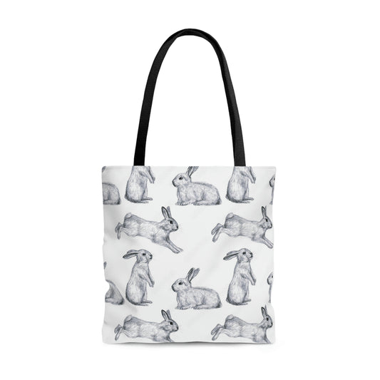 Hopping Bunny Tote Bag