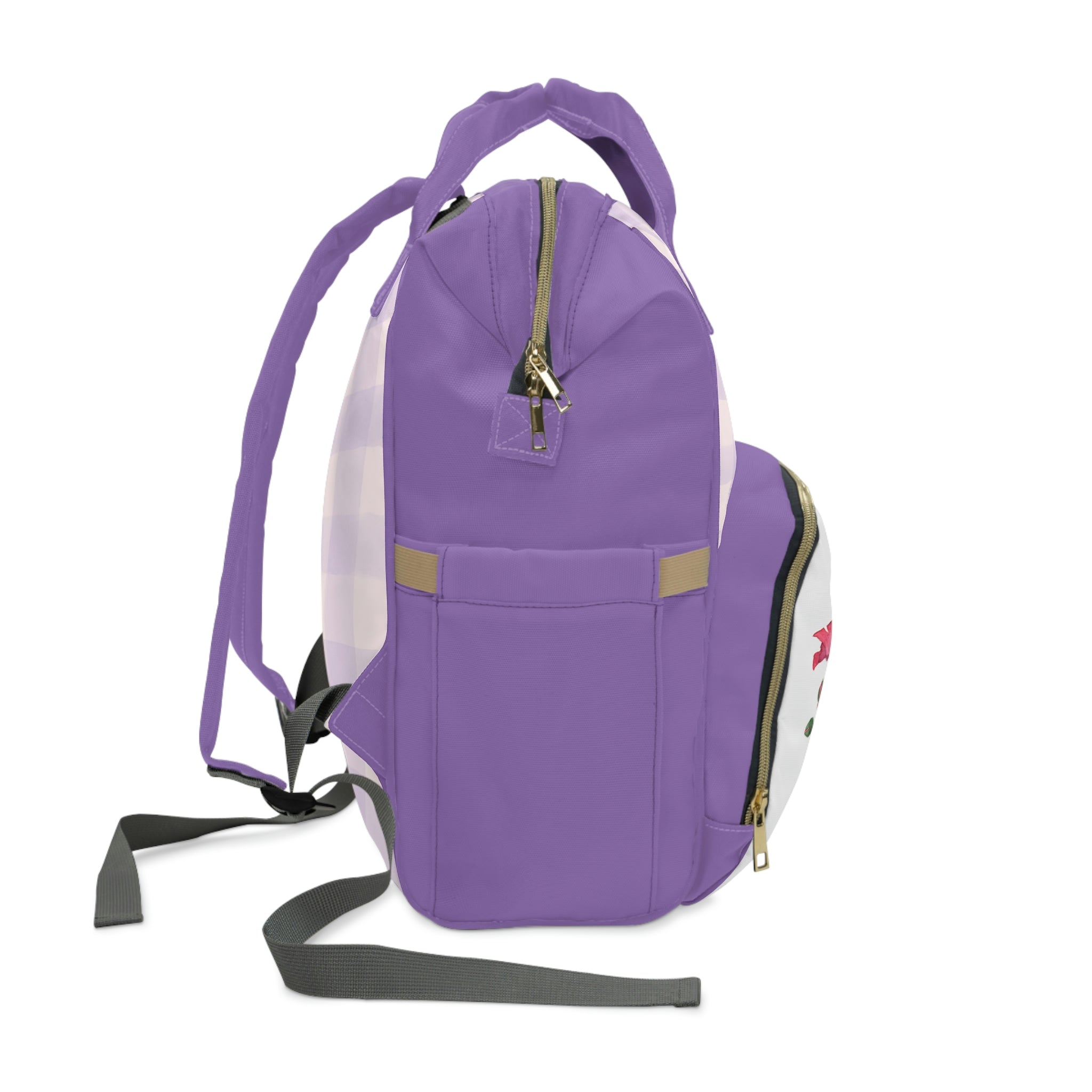 Purple diaper sales bag backpack